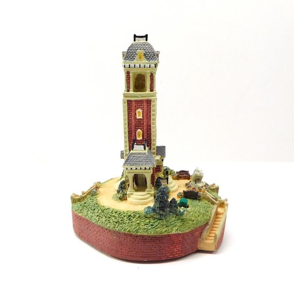 Liberty Falls Bell Tower Music Box Musical Figurine AH333 Works! SEE VIDEO - Picture 5 of 10